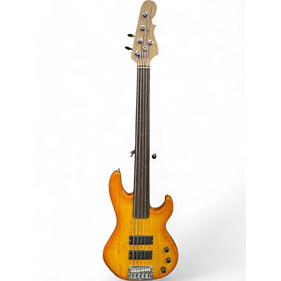 G&L Vintage G&L L5500 FRETLESS Honey Burst Electric Bass Guitar