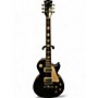 Vintage Gibson Vintage Gibson Les Paul Standard Black Solid Body Electric Guitar Black