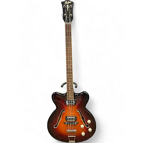 Hofner Vintage Hofner 500 Series 3 Tone Sunburst Electric Bass Guitar 3 Tone Sunburst