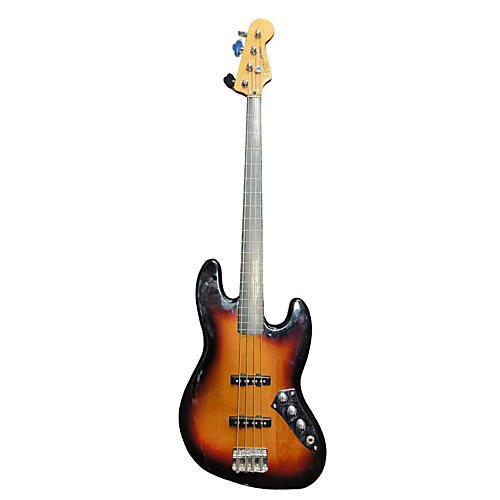 Squier Vintage Jazzbass Fretless Electric Bass Guitar 2 Color Sunburst