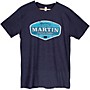 Martin Vintage Logo Short Sleeve T-Shirt XX Large Blue
