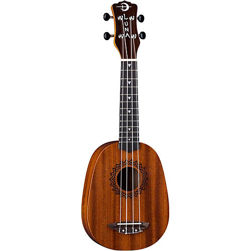 Luna Vintage Mahogany Pineapple Ukulele Satin Natural