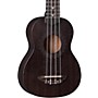 Luna Vintage Mahogany Soprano Ukulele Satin Black