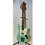 Used Squier Vintage Modified Mustang Bass Electric Bass Guitar Surf Green
