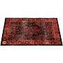 DRUMnBASE Vintage Persian Style Stage Rug Black Red 4.26 x 3 ft.