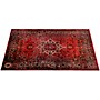 DRUMnBASE Vintage Persian Style Stage Rug Original Red 4.26 x 3 ft.