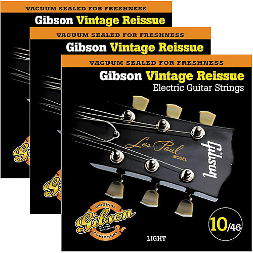 Vintage Reissue 3-Pack VR10 Electric Guitar Strings