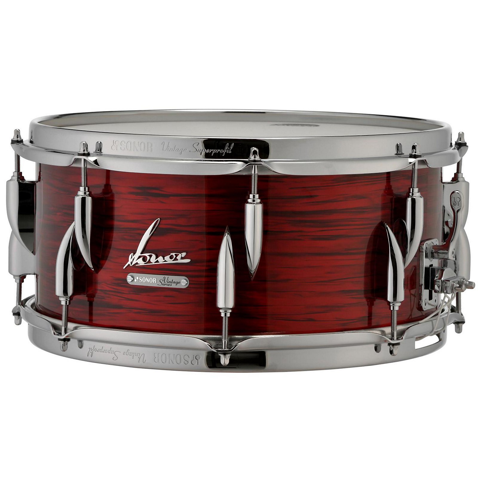 Sonor Vintage Series Snare Drum 14x6.5 in. 14 x 6.5 in. Vintage Red