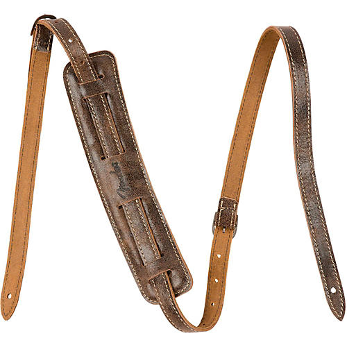 Vintage-Style Distressed Leather Strap