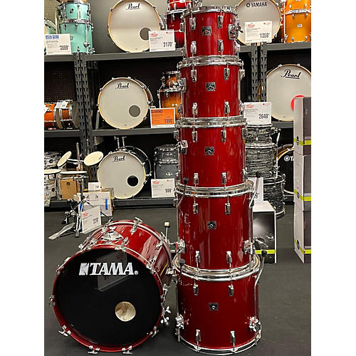 TAMA Vintage Superstar Drum Kit Candy Apple Red