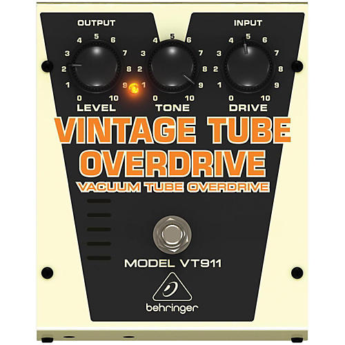 Vintage Tube Overdrive VT911 Effects Pedal