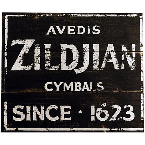 Vintage Zildjian Factory Sign 15x12.5