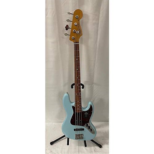 Fender Vintera 60s Jazz Bass Electric Bass Guitar Daphne Blue