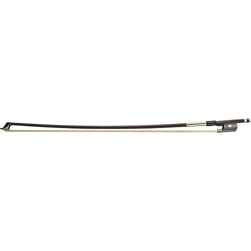 Glasser Viola Bow Advanced Composite, Fully-Lined Ebony Frog, Nickel Wire Grip 4/4 (15+ in.)