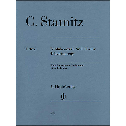 G. Henle Verlag Viola Concerto No. 1 D Major By Stamitz