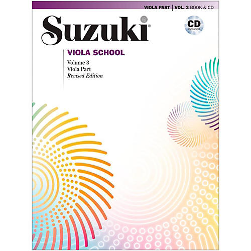 Suzuki Viola School Book & CD Volume 3 (Revised)