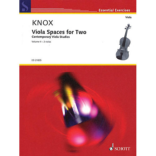 Schott Viola Spaces for Two (Performance Score) String Series Softcover Composed by Garth Knox