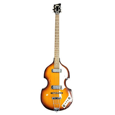 Hofner Viola Style Left Handed Electric Bass Guitar