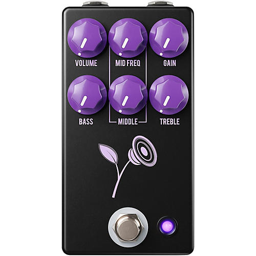 JHS Pedals Violet Lari Basilio Signature Distortion/Overdrive Effects Pedal Black