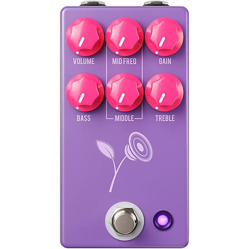 JHS Pedals Violet Lari Basilio Signature Distortion/Overdrive Effects Pedal Purple