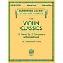 G. Schirmer Violin Classics (Schirmer's Library of Musical Classics Volume 2080 Advanced Level) String Series