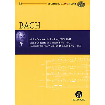 Eulenburg Violin Concerto in A minor and others Eulenberg Audio plus Score w/ CD by Bach Edited by Richard Clarke
