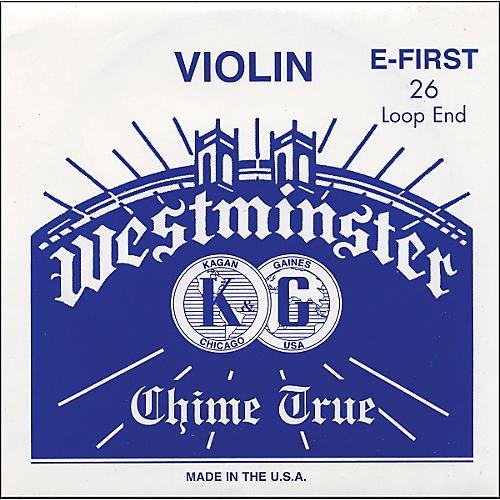 Westminster Violin E  String E, 26 Ga. Loop End