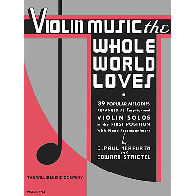 Willis Music Violin Music the Whole World Willis Series