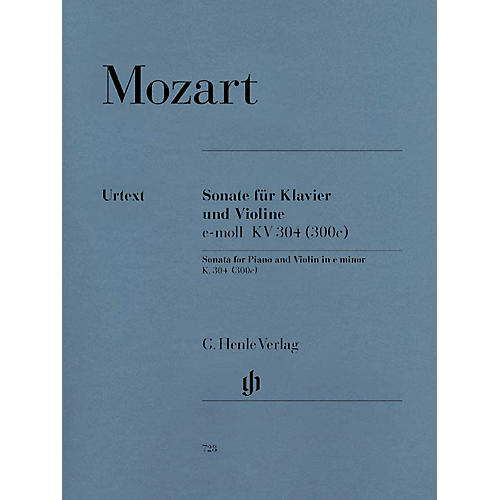 G. Henle Verlag Violin Sonata in E Minor K304 (300c) Henle Music Folios Series Softcover