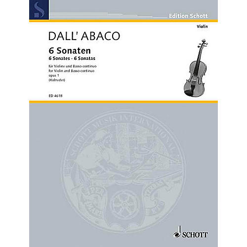 Violin Sonatas Op. 1 Schott Series