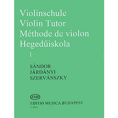Editio Musica Budapest Violin Tutor - Volume 1 EMB Series by Endre Szervánszky