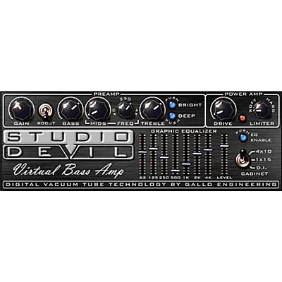 Studio Devil Virtual Bass Amp Software Download