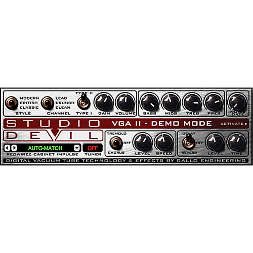 Studio Devil Virtual Guitar Amp II Software Download