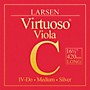 Larsen Strings Virtuoso Extra-Long Viola C String 16-1/2+ in., Medium Silver, Ball End