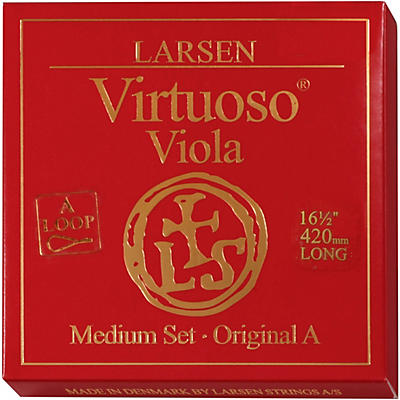 Larsen Strings Virtuoso Extra-Long Viola String Set