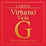 Larsen Strings Virtuoso Series Viola G String 15 to 16-1/2 in., Medium Silver, Ball End