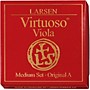 Larsen Strings Virtuoso Viola String Set 15 to 16-1/2 in., Medium Multiple Wound, Ball End