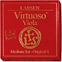 Larsen Strings Virtuoso Viola String Set 15 to 16-1/2 in., Medium Multiple Wound, Loop End