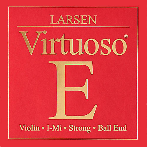 Larsen Strings Virtuoso Violin E String 4/4 Size Carbon Steel, Heavy Gauge, Ball End