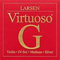 Larsen Strings Virtuoso Violin G String 4/4 Size Silver Wound, Heavy Gauge, Ball End4/4 Size Silver Wound, Medium Gauge, Ball End