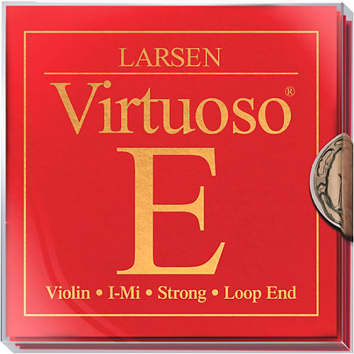 Larsen Strings Virtuoso Violin String Set 4/4 Size Heavy Gauge, Loop End