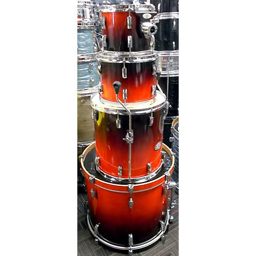 Pearl Vision Drum Kit Red to Black Fade Musician's Friend
