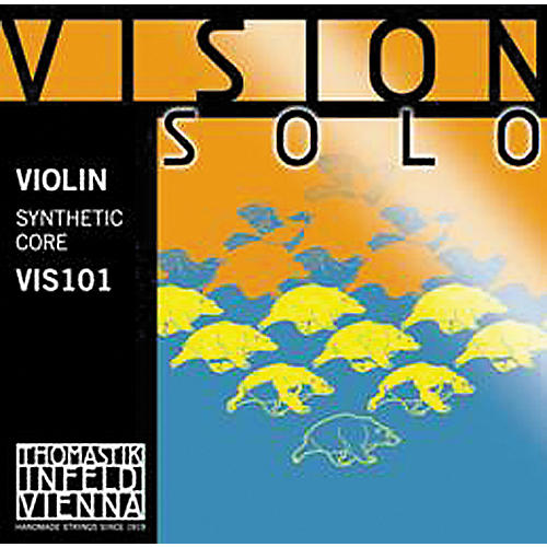 Thomastik Vision Solo 4/4 Size Violin Strings 4/4 Size Set with Silver D String