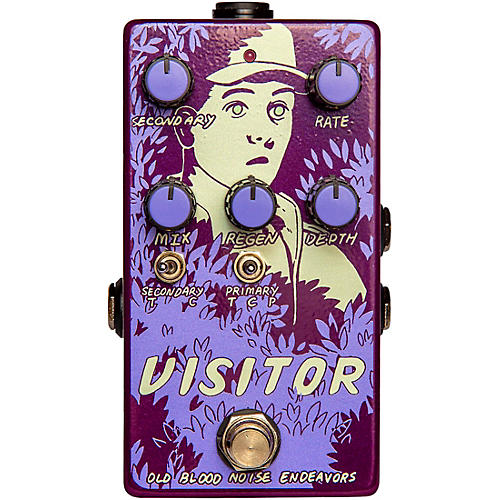 Old Blood Noise Endeavors Visitor Parallel Multi-Modulator Effects Pedal Condition 1 - Mint Purple