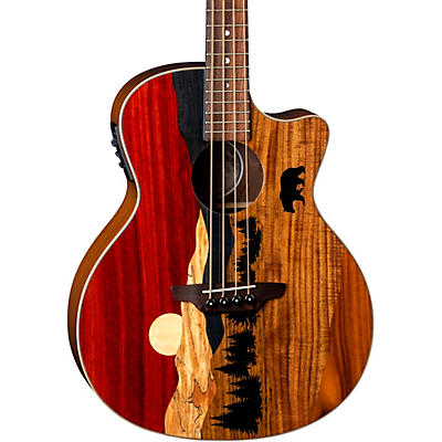Luna Vista Bear Tropical Wood Acoustic-Electric Bass