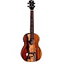 Luna Guitars Vista Deer Baritone Acoustic-Electric Ukulele Gloss Natural