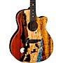 Luna Guitars Vista Deer Tropical Wood Acoustic-Electric Guitar Natural