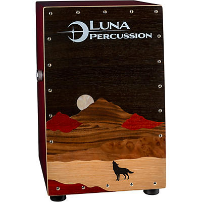 Luna Guitars Vista Wolf Cajon With Bag