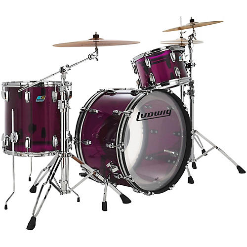 Ludwig Vistalite 3-Piece Pro Beat Shell Pack With 24