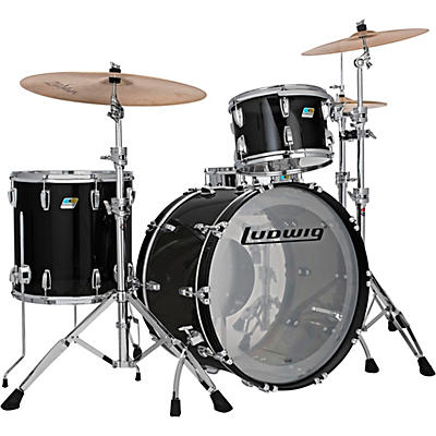 Ludwig Vistalite 3-Piece Pro Beat Shell Pack With 24" Bass Drum